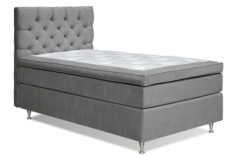 Joluma Kontinentalsäng Medium 105x200 cm - (+Fler val) 105x200 cm Grå - Möbler - Sovrum - Sängar - Kontinentalsängar