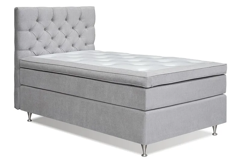 Joluma Kontinentalsäng Medium 105x200 cm - (+Fler val) 105x200 cm Ljusgrå - Möbler - Sovrum - Sängar - Kontinentalsängar