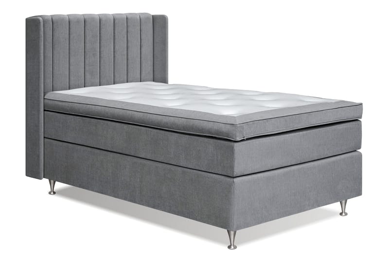 Joluma Sängpaket Fast 105x200 cm - (+Fler val) 105x200 cm Grå - Möbler - Sovrum - Sängar - Kontinentalsängar
