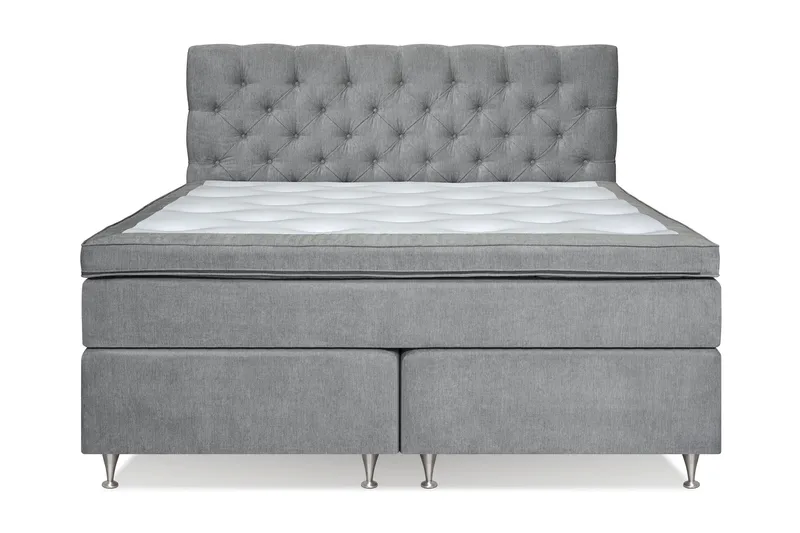 Joluma Sängpaket Fast 160x200 cm - (+Fler val) 160x200 cm Grå - Möbler - Sovrum - Sängar - Kontinentalsängar