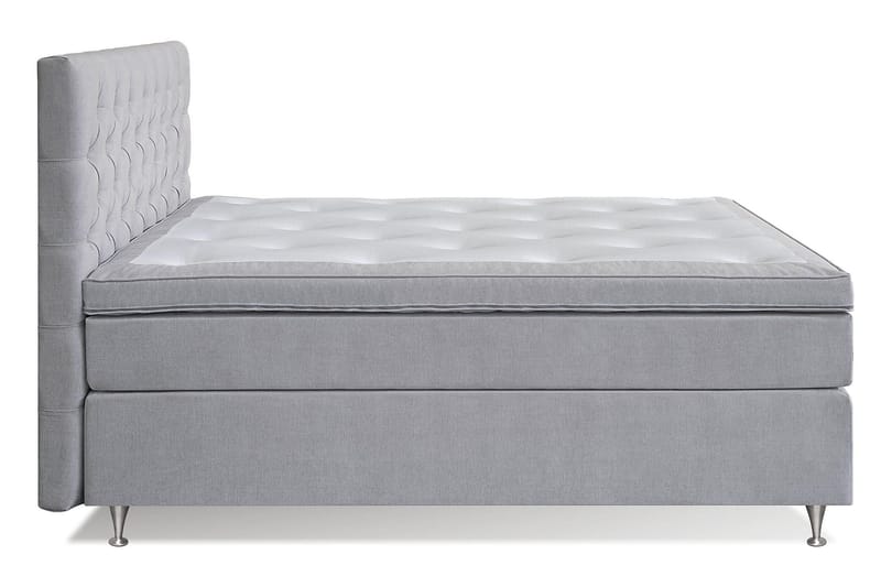 Joluma Sängpaket Fast 160x200 cm - (+Fler val) 160x200 cm Ljusgrå - Möbler - Sovrum - Sängar - Kontinentalsängar