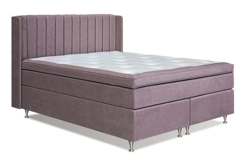 Joluma Sängpaket Fast 180x200 cm - (+Fler val) 180x200 cm Mörkrosa - Möbler - Sovrum - Sängar - Kontinentalsängar