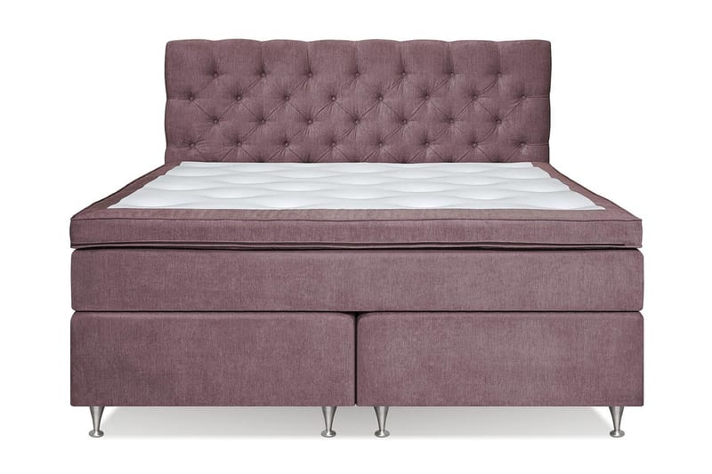 Joluma Sängpaket Fast 180x200 cm - (+Fler val) 180x200 cm Mörkrosa - Möbler - Sovrum - Sängar - Kontinentalsängar