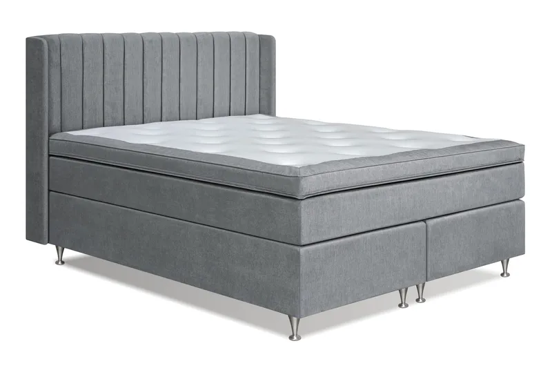 Joluma Sängpaket Fast/Medium 180x200 cm - (+Fler val) 180x200 cm Grå - Möbler - Sovrum - Sängar - Kontinentalsängar