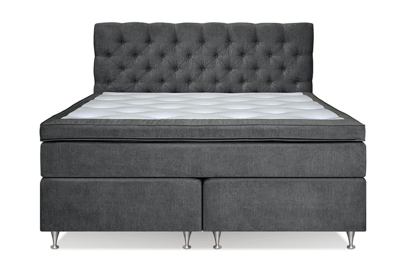 Joluma Sängpaket Fast/Medium 180x200 cm - (+Fler val) 180x200 cm Mörkgrå - Möbler - Sovrum - Sängar - Kontinentalsängar