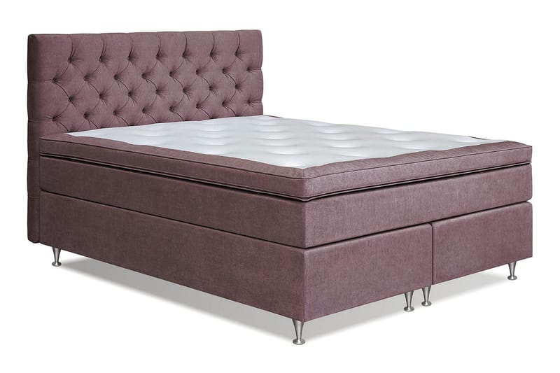 Joluma Sängpaket Fast/Medium 180x200 cm - (+Fler val) 180x200 cm Mörkrosa - Möbler - Sovrum - Sängar - Kontinentalsängar