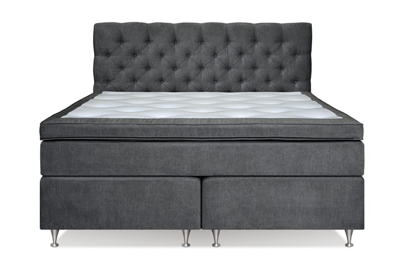 Joluma Sängpaket Medium 160x200 cm - (+Fler val) 160x200 cm Mörkgrå - Möbler - Sovrum - Sängar - Kontinentalsängar