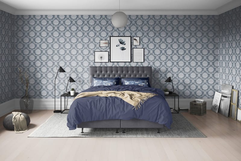Joluma Sängpaket Medium 180x200 cm - (+Fler val) 180x200 cm Mörkgrå - Möbler - Sovrum - Sängar - Kontinentalsängar