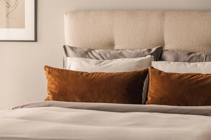 Kalashi Kontinentalsäng 120x200 cm Beige - Möbler - Sovrum - Sängar - Kontinentalsängar