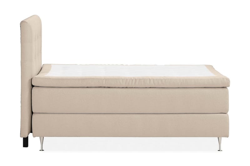 KALASHI Kontinentalsäng Boucle 140x200 Beige - Möbler - Sovrum - Sängar - Kontinentalsängar