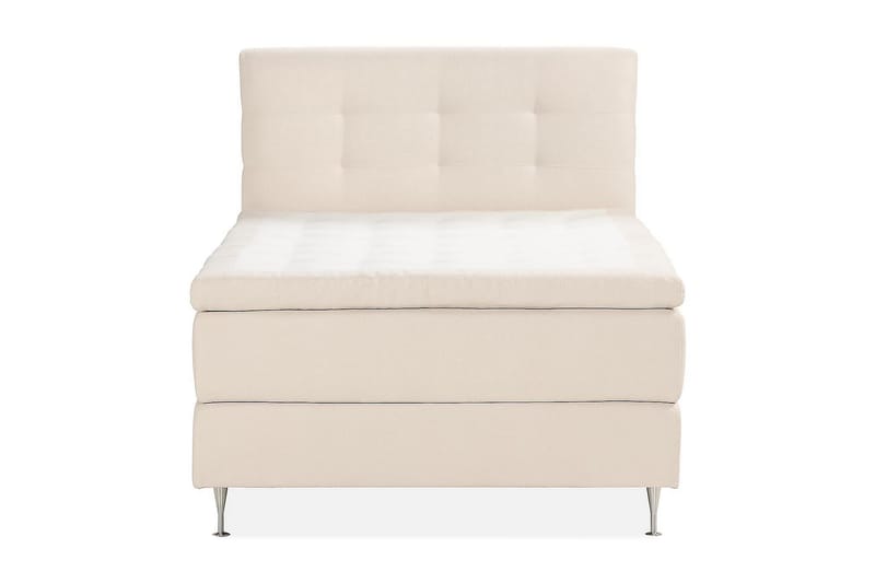 KALASHI Kontinentalsäng Boucle 140x200 Ljusbeige - Möbler - Sovrum - Sängar - Komplett Sängpaket