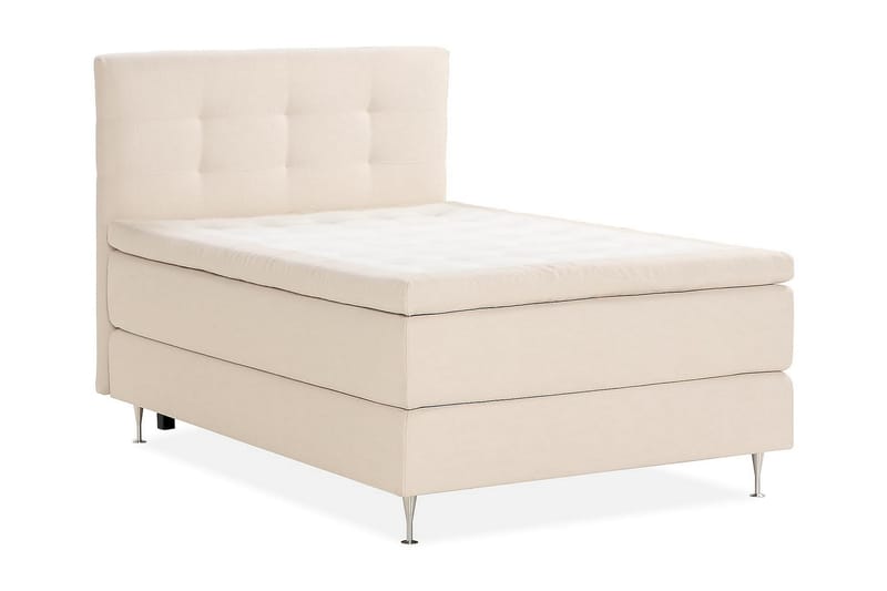 KALASHI Kontinentalsäng Boucle 140x200 Ljusbeige - Möbler - Sovrum - Sängar - Komplett Sängpaket