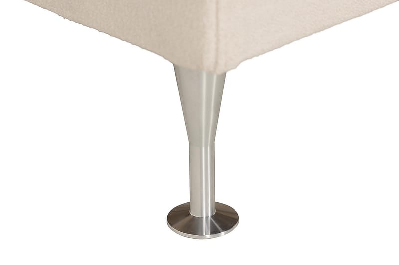 KALASHI Kontinentalsäng Boucle 140x200 Ljusbeige - Möbler - Sovrum - Sängar - Komplett Sängpaket