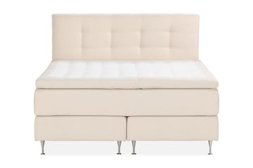 KALASHI Kontinentalsäng Boucle 180x200 Ljusbeige