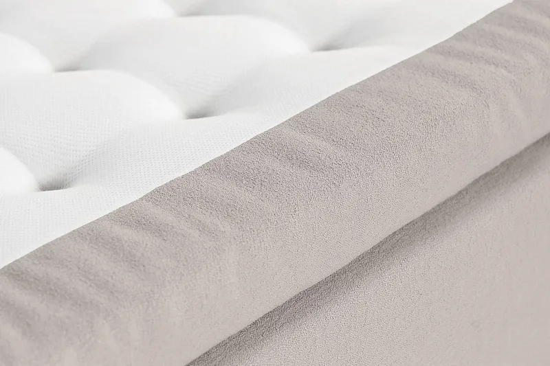 Kalashi Sängpaket Kontinentalsäng 120x200 cm Grå - Möbler - Sovrum - Sängar - Kontinentalsängar