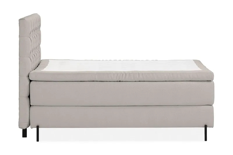 Kalashi Sängpaket Kontinentalsäng 120x200 cm Grå - Möbler - Sovrum - Sängar - Kontinentalsängar