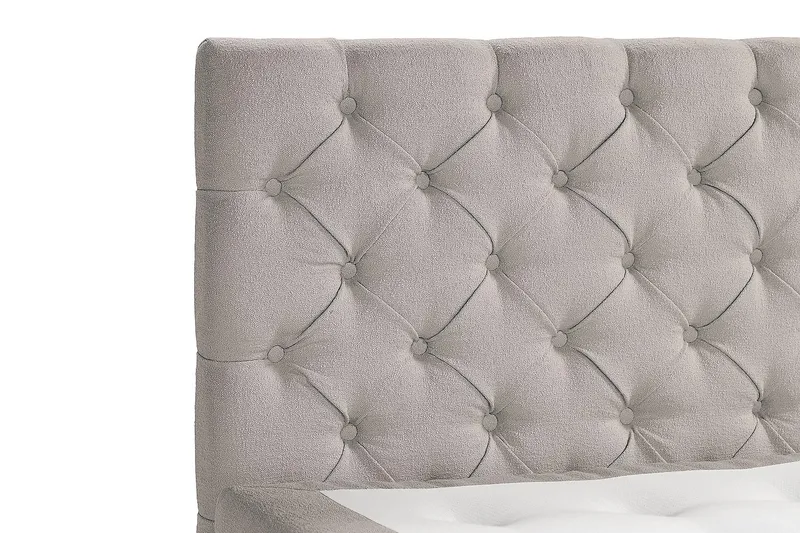 Kalashi Sängpaket Kontinentalsäng 120x200 cm Grå - Möbler - Sovrum - Sängar - Kontinentalsängar