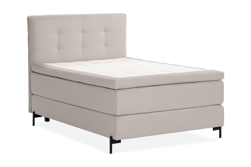 Kalashi Sängpaket Kontinentalsäng 120x200 cm Grå - Möbler - Sovrum - Sängar - Komplett Sängpaket