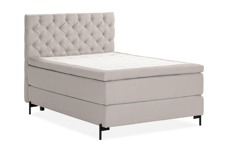 Kalashi Sängpaket Kontinentalsäng 140x200 cm Grå - Möbler - Sovrum - Sängar - Komplett Sängpaket