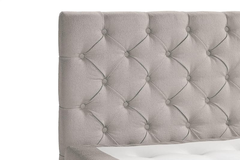 Kalashi Sängpaket Kontinentalsäng 140x200 cm Grå - Möbler - Sovrum - Sängar - Komplett Sängpaket