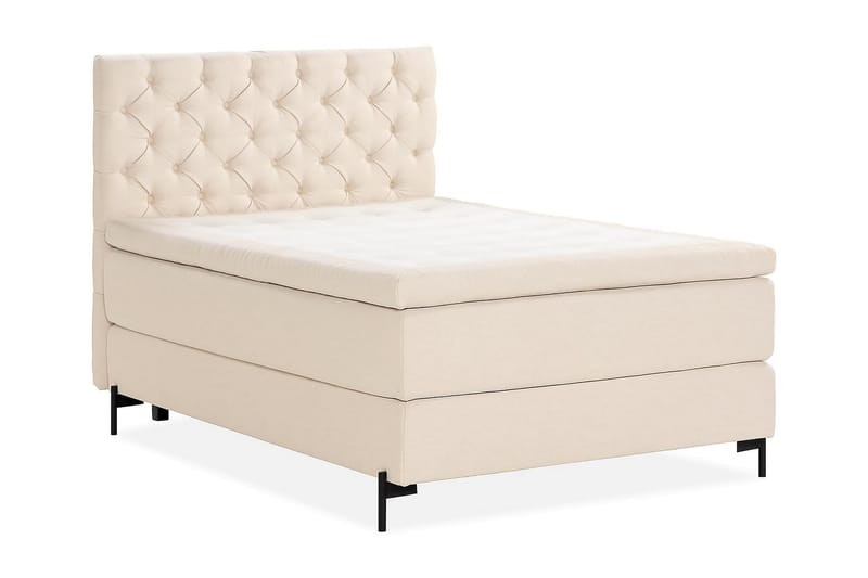 Kalashi Sängpaket Kontinentalsäng 140x200 cm Ljusbeige - Möbler - Sovrum - Sängar - Komplett Sängpaket
