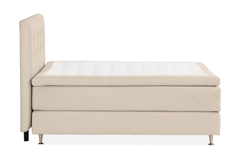Kalashi Sängpaket Kontinentalsäng 160x200 cm Beige - Komplett Sängpaket - Kontinentalsängar