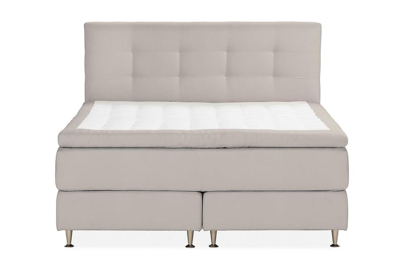 Kalashi Sängpaket Kontinentalsäng 160x200 cm Grå - Möbler - Sovrum - Sängar - Komplett Sängpaket