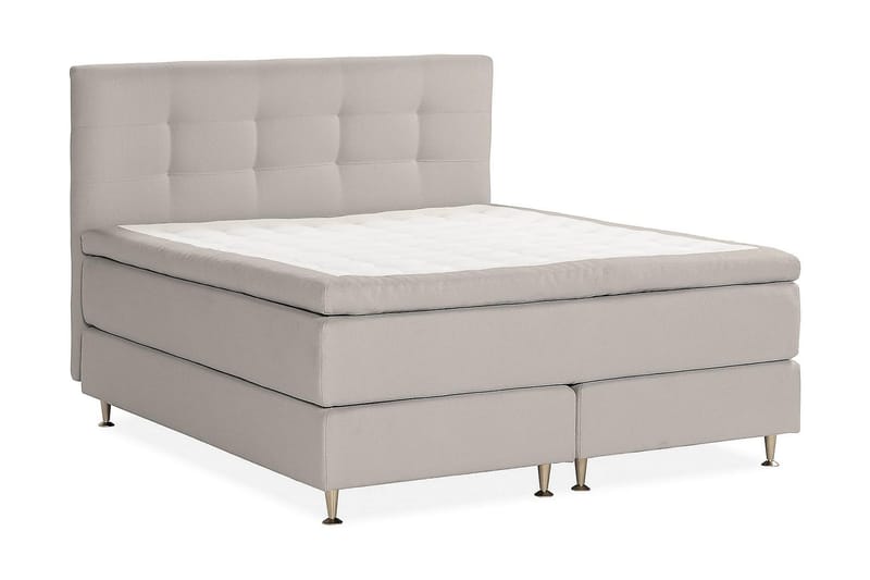 Kalashi Sängpaket Kontinentalsäng 160x200 cm Grå - Möbler - Sovrum - Sängar - Komplett Sängpaket