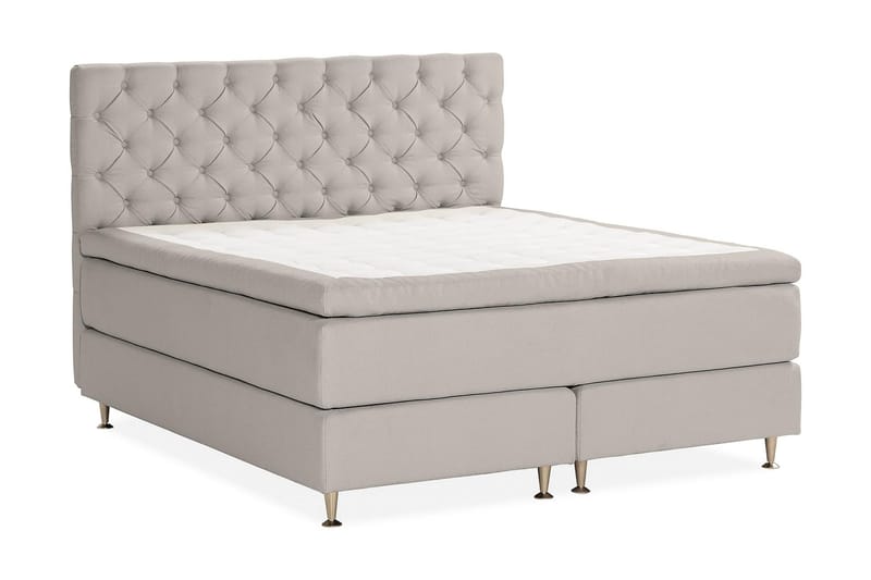 Kalashi Sängpaket Kontinentalsäng 160x200 cm Grå - Möbler - Sovrum - Sängar - Komplett Sängpaket