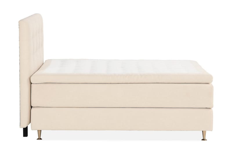 Kalashi Sängpaket Kontinentalsäng 160x200 cm Ljusbeige - Komplett Sängpaket - Kontinentalsängar