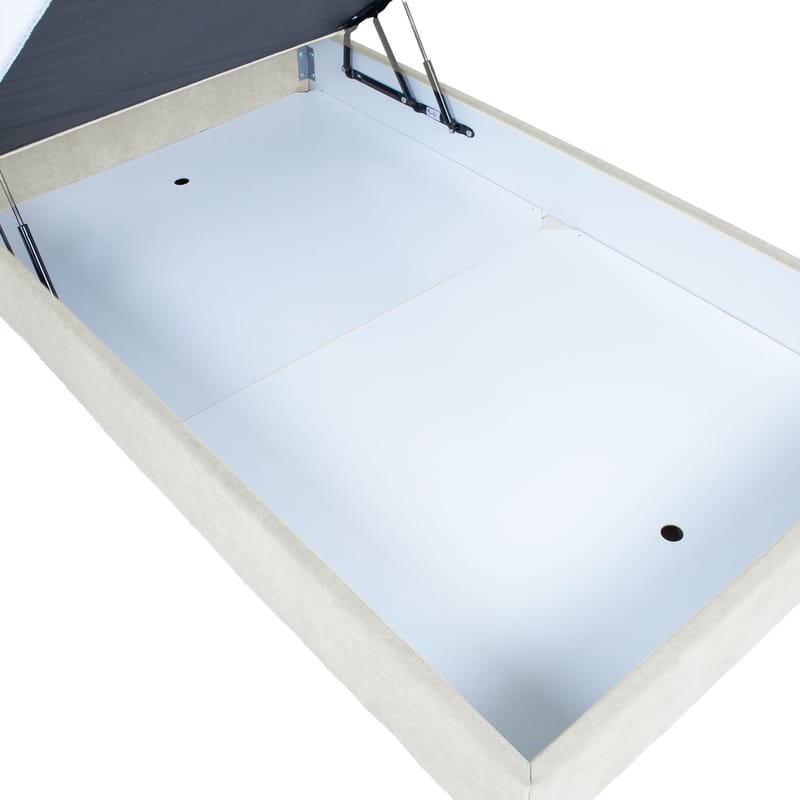 Kontinentalsäng Kalen med madrass 120x200 cm - mörkbeige - Möbler - Sovrum - Sängar - Kontinentalsängar