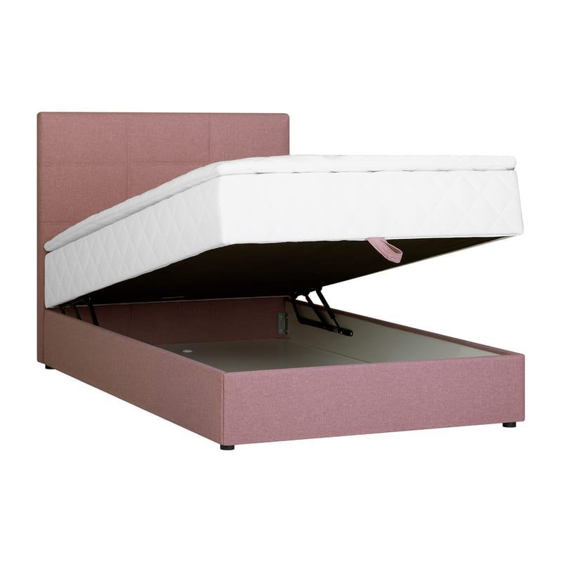 Kontinentalsäng Kalen med madrass 120x200 cm - rosa - Möbler - Sovrum - Sängar - Kontinentalsängar