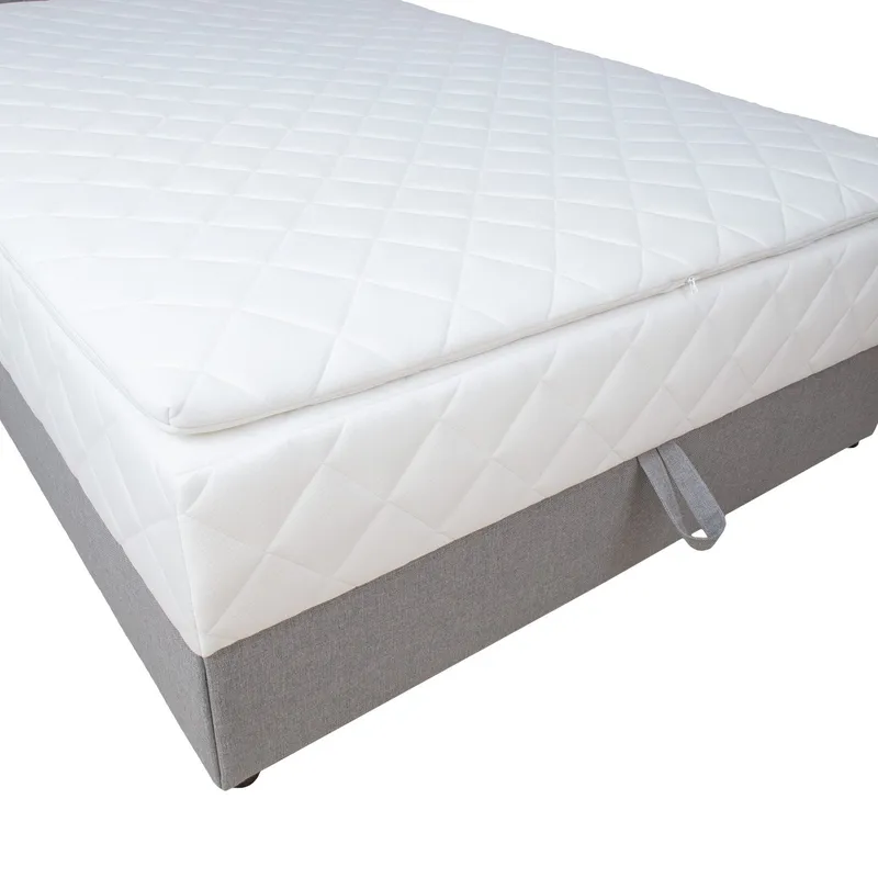 Kontinentalsäng Kalen med madrass 140x200 cm - grå - Möbler - Sovrum - Sängar - Kontinentalsängar
