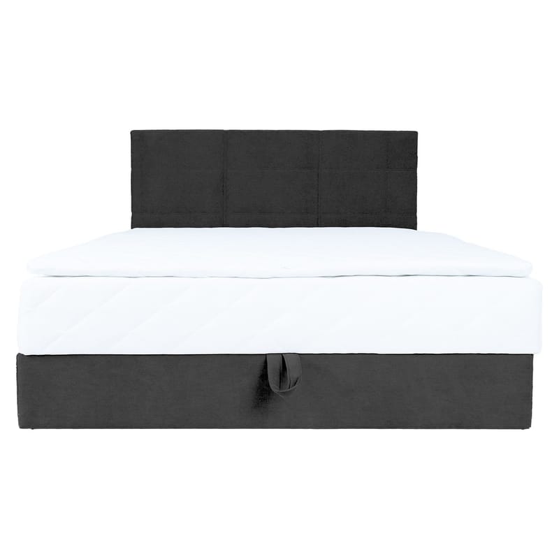 Kontinentalsäng Kalen med madrass 140x200 cm - mörkgrå - Möbler - Sovrum - Sängar - Kontinentalsängar