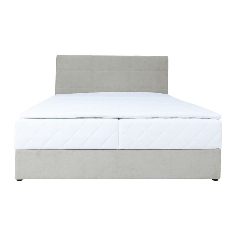 Kontinentalsäng Kalen med madrass 160x200 cm - Mörkbeige - Möbler - Sovrum - Sängar - Kontinentalsängar