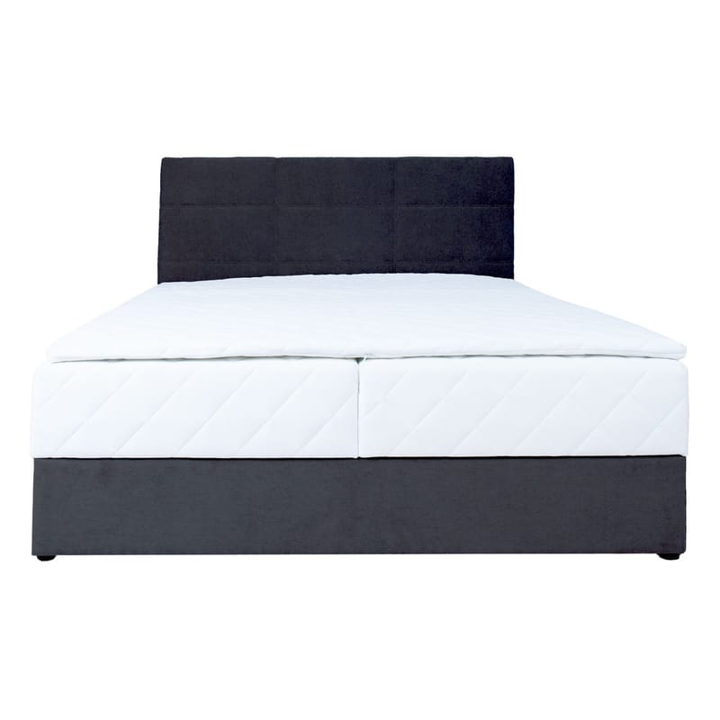 Kontinentalsäng Kalen med madrass 160x200 cm - mörkgrå - Möbler - Sovrum - Sängar - Kontinentalsängar