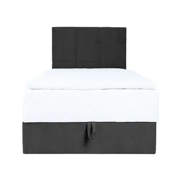 Kontinentalsäng Kalen med madrass 90x200 cm - Mörkgrå - Möbler - Sovrum - Sängar - Kontinentalsängar