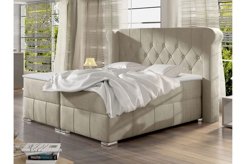 KALLSTORP Kontinentalsäng 140x200 cm - Beige - Möbler - Sovrum - Sängar - Kontinentalsängar