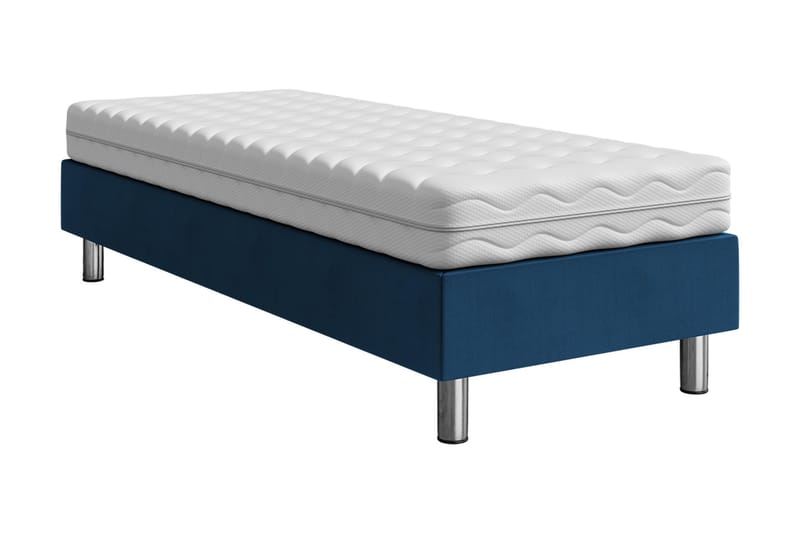 KERANZA Kontinentalsäng 80x200 cm Blå - Komplett Sängpaket - Kontinentalsängar