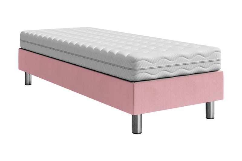 KERANZA Kontinentalsäng 90x200 cm Rosa - Möbler - Sovrum - Sängar - Kontinentalsängar