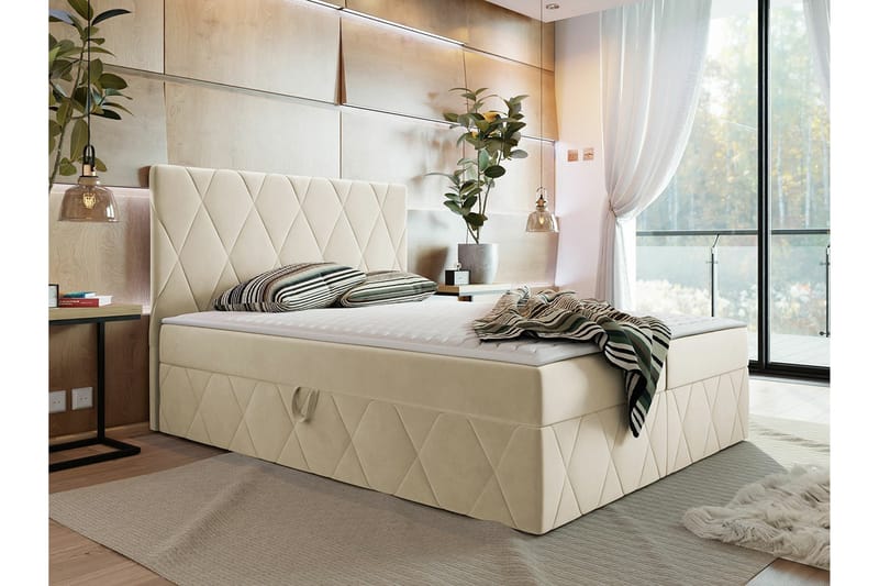 Kintore Kontinentalsäng 180x200 cm Beige - Möbler - Sovrum - Sängar - Kontinentalsängar