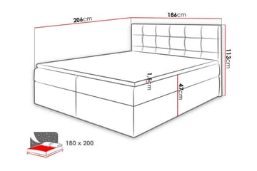Kintore Kontinentalsäng 180x200 cm - Möbler - Sovrum - Sängar - Kontinentalsängar