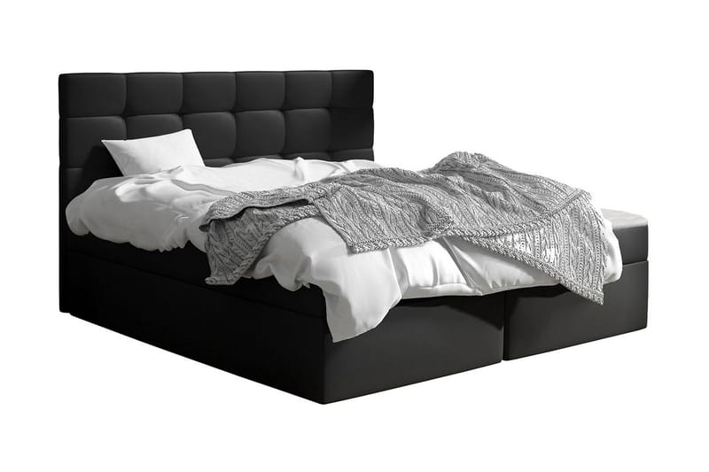 Kleiv Kontinentalsäng 140x200cm, Svart