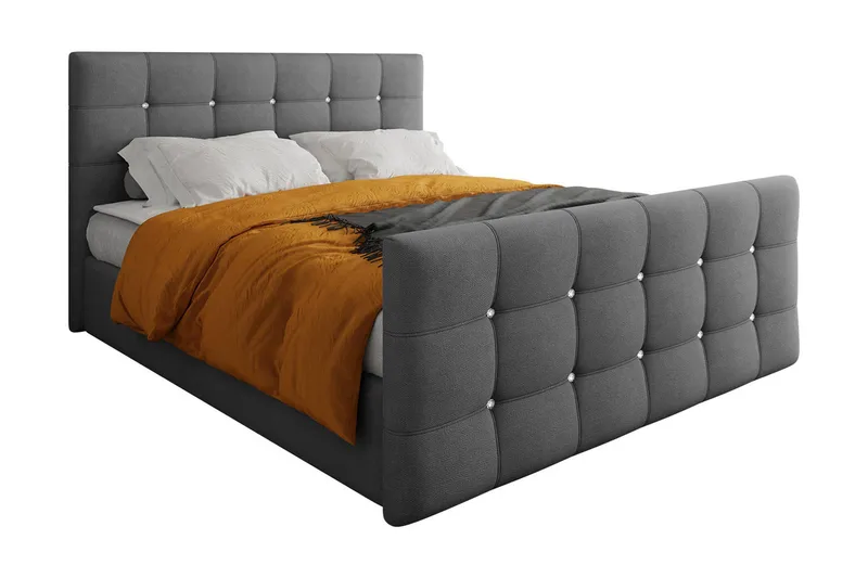 Kleos Kontinentalsäng 160x200cm med Sänggavel  Rosa - Rosa - Möbler - Sovrum - Sängar - Kontinentalsängar