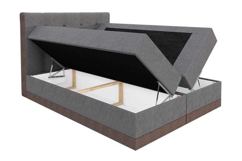 Knarrevik Kontinentalsäng 200x200 cm - Brun - Möbler - Sovrum - Sängar - Kontinentalsängar