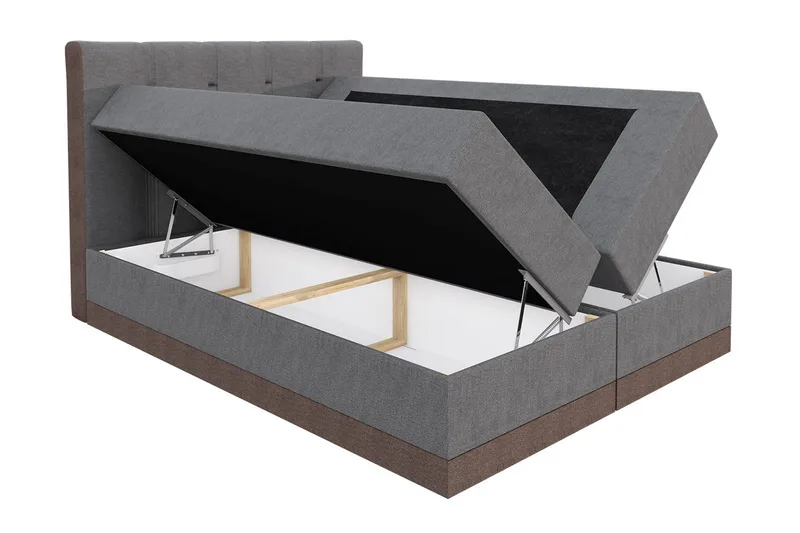 Knarrevik Kontinentalsäng 200x200 cm - Brun - Möbler - Sovrum - Sängar - Kontinentalsängar