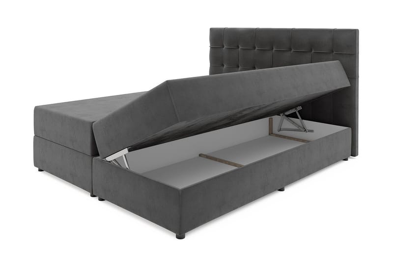 Kontinentalsäng 160x200 cm Svart - Svart - Möbler - Sovrum - Sängar - Kontinentalsängar