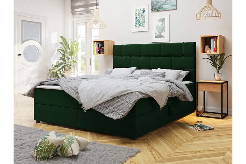 Kontinentalsäng 160x200 cm - Svart - Möbler - Sovrum - Sängar - Kontinentalsängar