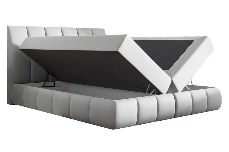 Kontinentalsäng 184x218 cm - Mörkgrå - Möbler - Sovrum - Sängar - Kontinentalsängar