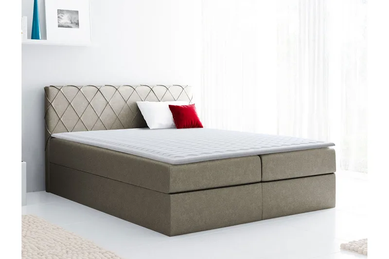 Korshavn Kontinentalsäng 120x200 - Beige - Möbler - Sovrum - Sängar - Kontinentalsängar